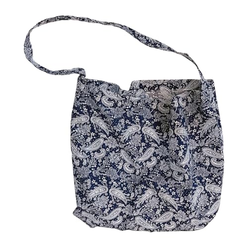 Modische Baumwollhandtasche Mit Blumenmuster Mehrzweck Großer Umhängetasche Für Frauen Pendler Studenten Modische Schlächtere Modische Baumwollhandtasche Mit Blumenmuster Mehrzweck Großer Umhängetasche Für Frauen Pendler Studenten Modische Schlächtere von UncleS