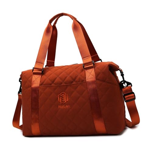 UncleS Nylon Reisehandtasche Für Damen Geräumige Duffle Tasche Freizeitumhängentasche Mit Organisationsfächern Business Trip Handtasche von UncleS