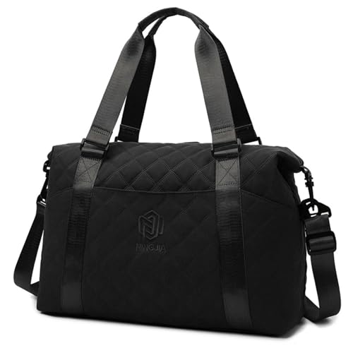 UncleS Nylon Reisehandtasche Für Damen Geräumige Duffle Tasche Freizeitumhängentasche Mit Organisationsfächern Business Trip Handtasche von UncleS