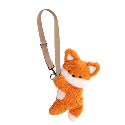 Plüschfüchse Umhängetasche Weiche Crossbody Girls Cartoon Rucksack Schöne Tierschule Münze Für Winter Rucksack Füchse Schulter Weiche Crossbody Coin Geldbörse Plüschfüchse Umhängetasche Weiche Crossbody Girls Cartoon Rucksack Schöne Tierschule Münze Für Winter Rucksack Füchse Schulter Weiche Crossbody Coin Geldbörse von UncleS