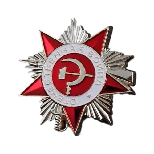 Retro Sowjetische Orden Des Patriotischen Kriegs Insignien Pin Der Aus Zineslegierung Tragbar Für Gedenkveranstaltungskriegsgedenkabzeichen Hergestellt Wurde von UncleS