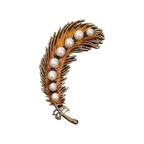 Schimmernde Pfauen Gefiederte Brosche Multi Ton Strassverzerrung Lampe Pin Kleidung Accessoire Für Frauen Und Männer Strasssteine Brosche von UncleS