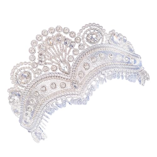 Schimmernde Strasskronen Für Braut Verstellbarer Hochzeitskopfschmuck Schmuckzubehör Stilvolle Brautkristalle Kopfschmuck Haarzubehör von UncleS