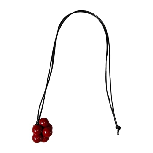 Schlankes Schwarzes Harz Statement Halskette Extra Lang Länge Minimalistisches Design Koreaner Modeschmuck Für Moderne Stile Unisex Minimalistische Halskette von UncleS