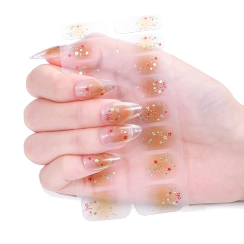 Schmetterlingsnägel Kunstaufkleber Leuchten Abziehbilder Selbstklebender Aufkleber Dekoration Maniküre Accessoires Selbstklebender Nagel Leuchtende Nagelabziehbilder Schmetterlingsnägel von UncleS