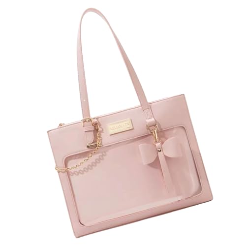 Schulstudentin Unterarm Umhängetasche Japaner Süßer Bogenknoten Transparenter Handtasche Anime Pin Display PU Leder Itabag Süßer Bogenknoten Transparent Unterarmtasche Schulstudentin Unterarm Umhängetasche Japaner Süßer Bogenknoten Transparenter Handtasche Anime Pin Display PU Leder Itabag Süßer Bogenknoten Transparent Unterarmtasche von UncleS