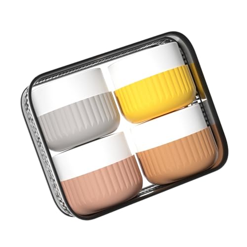 Silikoncreme Gläser Reisebehälter Für Toilettenartikel Und Leckdosen Mit Deckel Für Gesicht Handkörpercreme Leckdosen Essentials Mit Deckel von UncleS