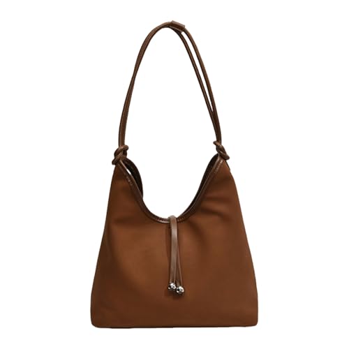 Slouchy Bag Für Frauen 2024 Retro Winterumbetaschen Große Kapazität Handtasche Eimerbeutel Retro Unterarm Geldbeutel Freizeit Datum Handtasche von UncleS