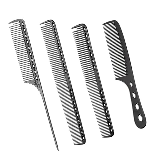 Space Aluminium Haarkamm Set Schneiden Entwirrendes Styling Heck Friseur Für Frauen Und Mädchen Metallhaarkamm Set von UncleS