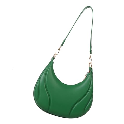 Stilvolle Achselbeutel PU Leder Umhängetaschen Elegante Feste Farbe Freizeithandtasche Für Tägliche Verwendung Und Spezielle Anlass Umhängetasche von UncleS