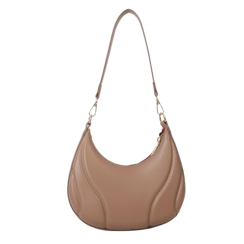 Stilvolle Achselbeutel PU Leder Umhängetaschen Elegante Feste Farbe Freizeithandtasche Für Tägliche Verwendung Und Spezielle Anlass Umhängetasche von UncleS