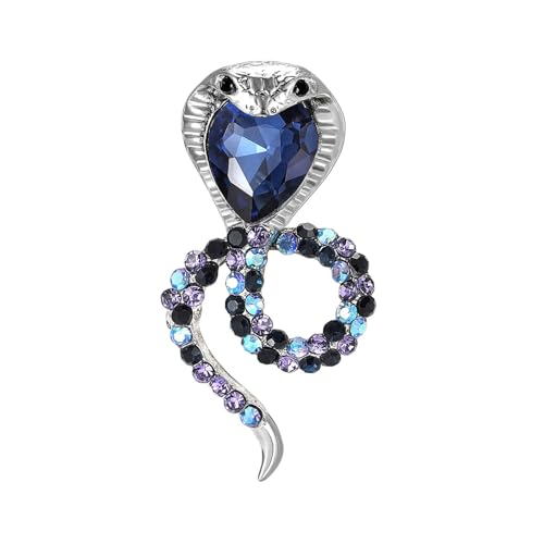 Stilvolle Frauenbrosche Mit Strasssteinen Unisex Mode Accessoire Schlange Geeignet Um Partykleid Und Anzüge Strasssteine Zu Verbessern von UncleS