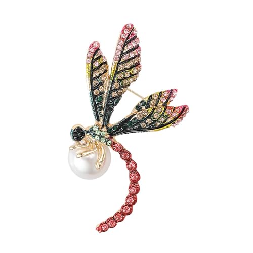 Stilvolle Strasssteine Libellen Brosche Pin Elegante Brosche Legierung Textur Für Frauen Perfekt Für Hochzeiten Und Partys Stilvolle Broschen von UncleS