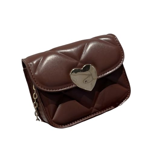 Stilvolle Umhängetasche Für Frauen Und Mädchen Kleine Crossbody Geldbörse Satchel Mit PU Leder Finish Und Kettenkreuzbody Gurt Party Date Geldbörse von UncleS