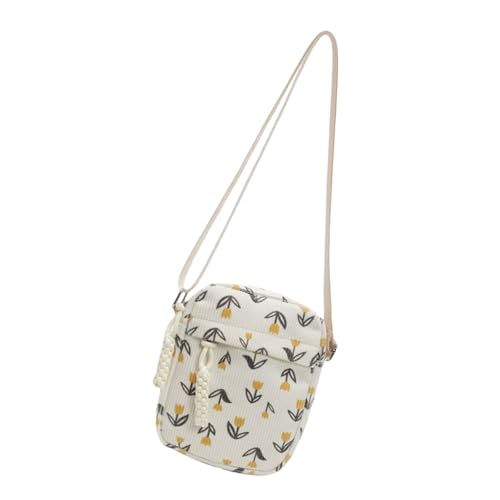 Stilvoller Cord Crossbody Tasche Für Frauen Casual Satchel Geldbörse Mit Verstellbarem Riemen Und Erdbeer Design Umhängetaschen Mode Umhängetaschen von UncleS