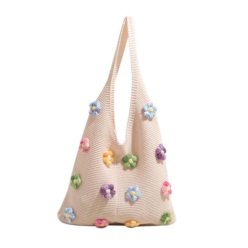 Strickumbetasche Casual Styles Handtasche Für Frauen Und Teenager Mit Großer Kapazität Achselhalterung Girls Shopper Wide Gurt Schulter von UncleS