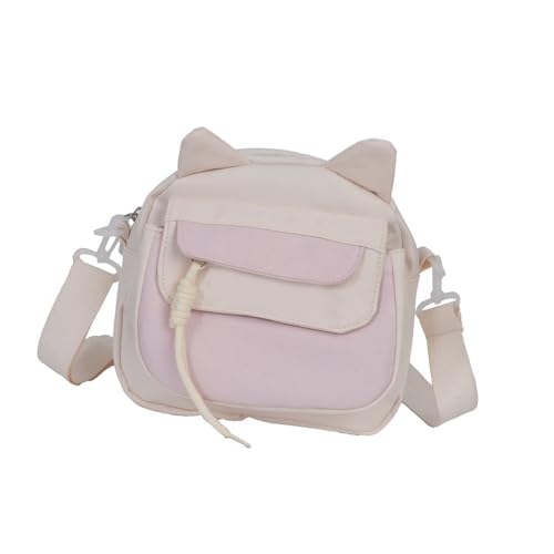 Stylish Nylon Crossbody Phone Bag Für Frauen Und Mädchen Cartoon Cats Ohr Schulter Geldbörse Mit Verstellbarem Komfortablen Gurt Telefon Geldbeutel von UncleS