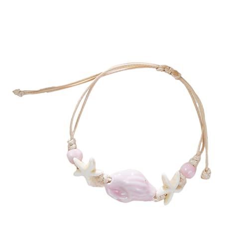 Stylish Shell Inspirierte Handgefertigte Verstellbare Armreif Für Mädchen Strand Schmuck Keramik Perlen Styles Armband Empfindliche Hautfreundliche Keramikschmuck von UncleS