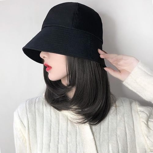 Synthetic Faser Perücken Fischerhut Für Frauen Schnellfrisur Ändern Atmungsaktives Design All Day Comfort Quick Frisur Transformation Kit Kit von UncleS