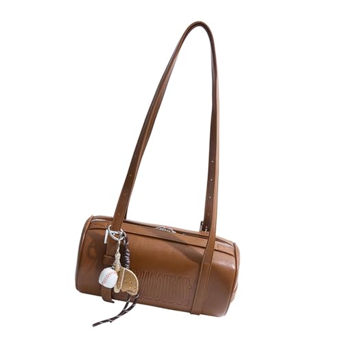 UncleS 2025 Winterkollektion Frauenzylinder Handtasche Stylische PU Leder Umhängetasche Multifunktionales Crossbody Geldbörse Luxus Crossbody Tasche von UncleS