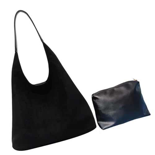 UncleS 2pcs Anspruchsvolle Bürohandtasche Für Frauen Große Kapazität Slouchy Umhängetasche Arbeit Unterarmtaschen Mit Innenbeutel Herbsthandtasche von UncleS