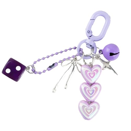 UncleS Ästhetischer Schlüsselbundzubehör Schöne Bells Dices Heart Schlüsselbeutel Reizauto Schlüsselringe Accessoires Für Frauen Mädchen Autos Schlüsselringe Für Frauen UncleS Ästhetischer Schlüsselbundzubehör Schöne Bells Dices Heart Schlüsselbeutel Reizauto Schlüsselringe Accessoires Für Frauen Mädchen Autos Schlüsselringe Für Frauen von UncleS
