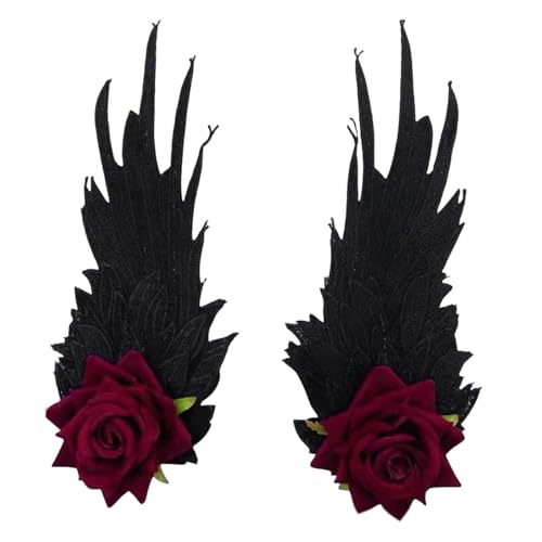 UncleS Angelic Stickerhaarclip Mit Flügel Designs Haarnadel Haarzubehör Für Partykostüme Und Alltägliche Eleganzen Flügel Haarnadeln von UncleS