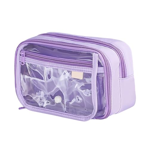 UncleS Bleistiftbeutel Bencil Bag Ästhetic Hülle Beutel Einfache Klare Schulbüro Liefert Große Kapazität Einfacher Ästhetische von UncleS