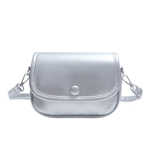 UncleS Damen Pendlertasche, kleine quadratische Tasche, einfache Schultertasche, PU-Leder, Pendeln, Mode, Crossbody für den täglichen Gebrauch, kleine quadratische Schultern, PU-Leder, silber, One UncleS Damen Pendlertasche, kleine quadratische Tasche, einfache Schultertasche, PU-Leder, Pendeln, Mode, Crossbody für den täglichen Gebrauch, kleine quadratische Schultern, PU-Leder, silber, One von UncleS