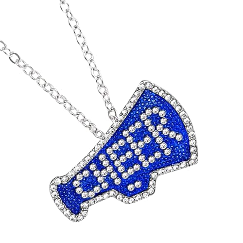 UncleS Diamonds Akzentuierte Megaphon Symbol Neck Chain Cheerleaderthema Halskette Verstellbar von UncleS