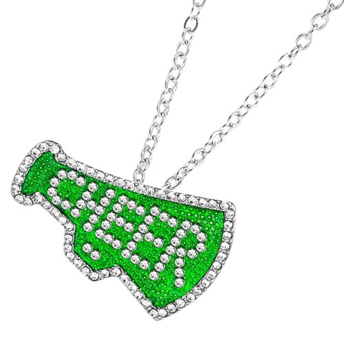 UncleS Diamonds Akzentuierte Megaphon Symbol Neck Chain Cheerleaderthema Halskette Verstellbar von UncleS