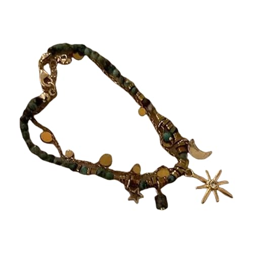 UncleS Doppelschichtperlen Armband Mit Blumenheizen Anheizen Mode Schmuck Vintage Für Modeliebhaber Einzigartiges Armband UncleS Doppelschichtperlen Armband Mit Blumenheizen Anheizen Mode Schmuck Vintage Für Modeliebhaber Einzigartiges Armband von UncleS