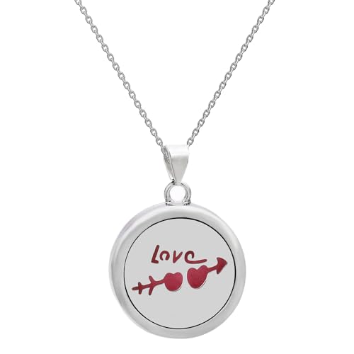 UncleS Duft Anhänger Halskette Bäume Des Ätherischen Öl Diffusor Edelstahl Heckkette Mit Meda von UncleS