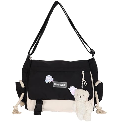 UncleS Einzigartige Nylon Umhängetasche Mit Reichlich Platz Für Den Täglichen Gebrauch Geräumeter Innenraum Für Geschäftliche Oder Tägliche Modische Messenger Geldbörse von UncleS