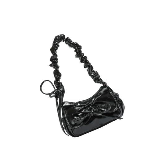 UncleS Elegant Bowknot Quadratischer Beutel Weiche Leder Schulter Geldbeutel Casual Crossbody Taschen Handtasche Für Frauen Mehrzweckanlass Tasche von UncleS