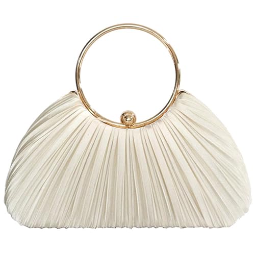UncleS Elegante Abendtasche Mit Kette SRAP Zarte Falten Handtasche Crossbody Tasche Schultertasche Für Partyanlass Banketthandtasche UncleS Elegante Abendtasche Mit Kette SRAP Zarte Falten Handtasche Crossbody Tasche Schultertasche Für Partyanlass Banketthandtasche von UncleS