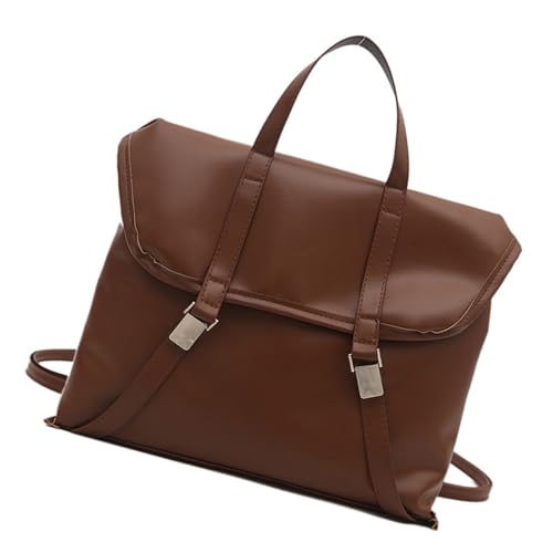 UncleS Elegante Frauen Crossbody Tasche Mit Geräumigen Fächern PU Leather School Rucksack Handtasche Für Den Alltäglichen Essential Stysimer Rucksack von UncleS