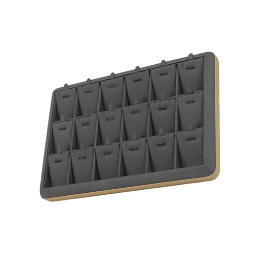 UncleS Elegante Robuste PU Lederschmuck Organisatoren Tray Accessoire Für Frauen Ringe Ringe Ohrringe Halsketten Armbänder Elegante Schmuckausstellung von UncleS