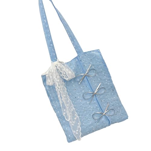 UncleS Elegante Schimmernde Bogenknoten Große Kapazität Umhängetasche Praktische Unterarmtaschen Casual Handtasche Zum Einkaufsbummel Training Schimmernde Umhängetasche UncleS Elegante Schimmernde Bogenknoten Große Kapazität Umhängetasche Praktische Unterarmtaschen Casual Handtasche Zum Einkaufsbummel Training Schimmernde Umhängetasche von UncleS