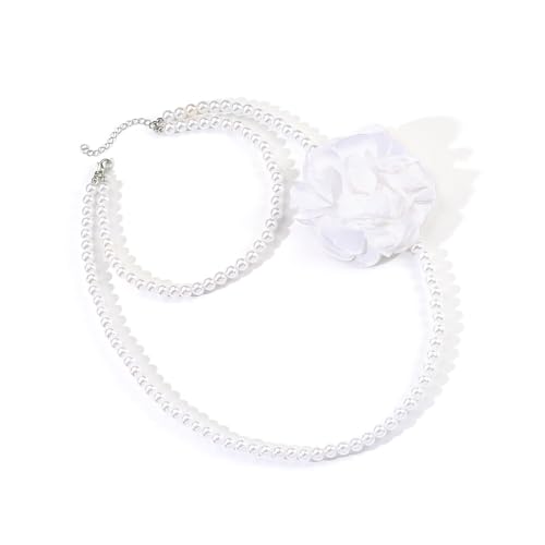 UncleS Faith Silber Anhänger Stilvolle Perlen Halskette Schmuck Zubehör Tragbar Für Modische Freizeitkleidung Täglich Verwendung Stilvoller Halskette von UncleS