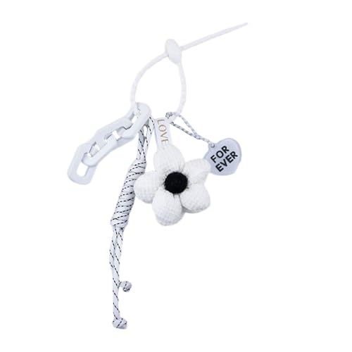 UncleS Floral Schlüsselbeutel Charme Für Stilvolle Frauen Leichte Und Praktische Accessoire Blumenbeutel Anhänger Schlüsselhaltertasche Anhänger von UncleS