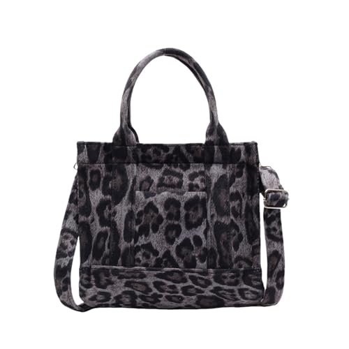 UncleS Frauen Bag Leoparden Muster Crossbody Trendy Schulter Top Handtasche Einfache Messenger Für Tägliche Frauen Einfacher Crossbody Top Handtasche Leopardenmuster Schulter von UncleS
