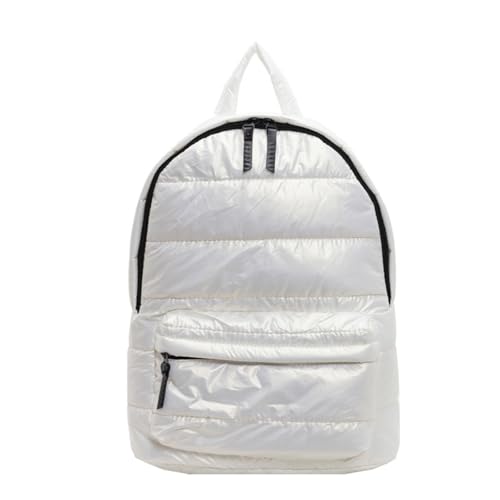 UncleS Frauen Mit Großer Kapazität Metallic Quilted Puffer Rucksack Reiseschule Verstellbare Umhängetasche Reißverschluss Mehreren Taschenmodischen Winter Rucksack UncleS Frauen Mit Großer Kapazität Metallic Quilted Puffer Rucksack Reiseschule Verstellbare Umhängetasche Reißverschluss Mehreren Taschenmodischen Winter Rucksack von UncleS