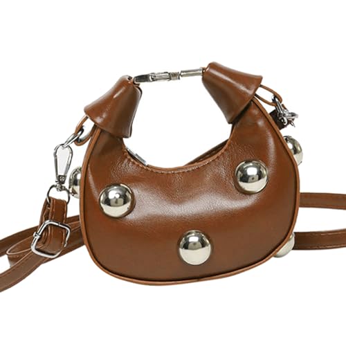 UncleS Frauen Retro Botenbag PU Leder Schulterkreuzkörper Kleine Handtasche Einfache Einkäufe Dating Alltag Frauen Retro Schulter Crossbody Pu Leder Messenger Für Täglich von UncleS