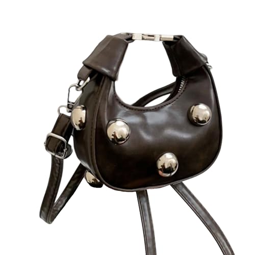UncleS Frauen Retro Botenbag PU Leder Schulterkreuzkörper Kleine Handtasche Einfache Einkäufe Dating Alltag Frauen Retro Schulter Crossbody Pu Leder Messenger Für Täglich von UncleS