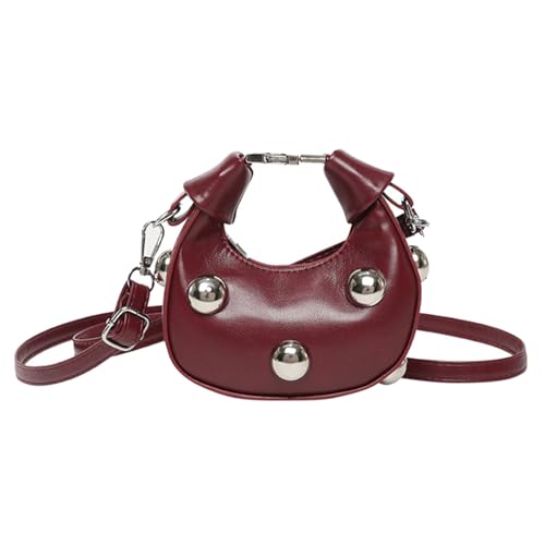 UncleS Frauen Retro Botenbag PU Leder Schulterkreuzkörper Kleine Handtasche Einfache Einkäufe Dating Alltag Frauen Retro Schulter Crossbody Pu Leder Messenger Für Täglich von UncleS