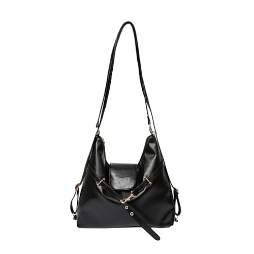 UncleS Frauen Retro Crossbody Tasche Große Kapazität Schulter Pendeln PU Leder Rucksack Trendige Geldbörse Und Handtasche Frauen Retro Schulter Großer Kapazität Crossbody Geldbörse Und Handtasche von UncleS