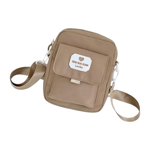 UncleS Frauen Umhängetasche Feste Farben Boten Kleine Geldbörse Japanische Stile Crossbody Für Tägliche Frauen Messenger Japanische Stile Schulter Feste Farbe Crossbody von UncleS