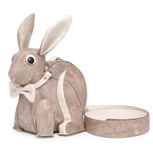 UncleS Frauen Umhängetasche PU Leder Handtasche Crossbody Schöne Kaninchen Formen Messengers Einkaufen Für Reisen Frauen Schulter Schöne Kaninchen Form Crossbody Stilvolle Handtasche Für Reisen von UncleS