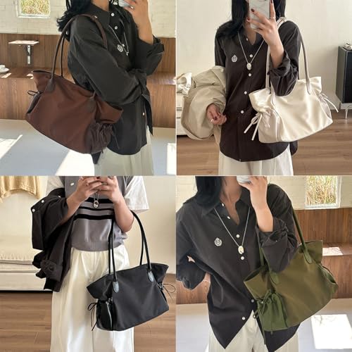 UncleS Frauen Unterarmtasche Plissierte Handtasche Geldbörse All Matching Achsel Achsel von UncleS